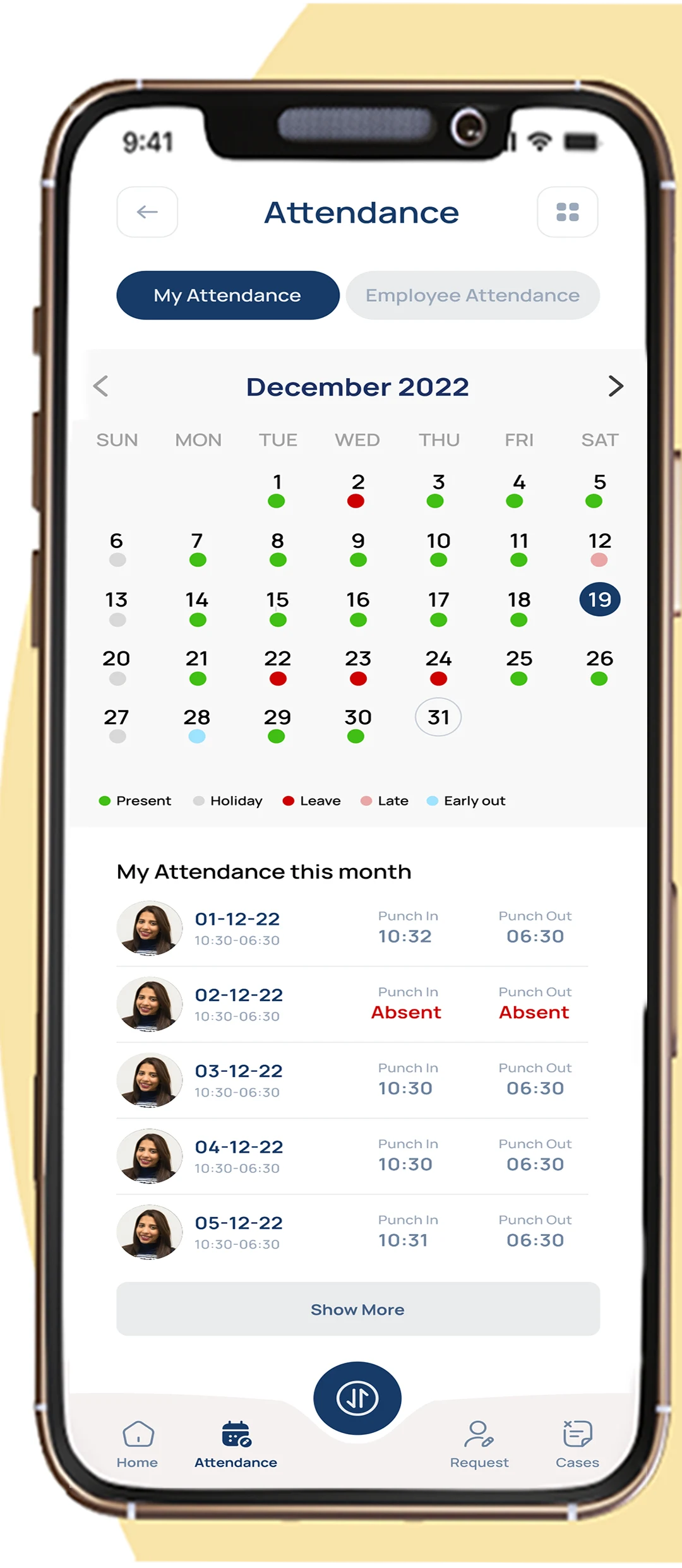 حاضر بلس screenshot
